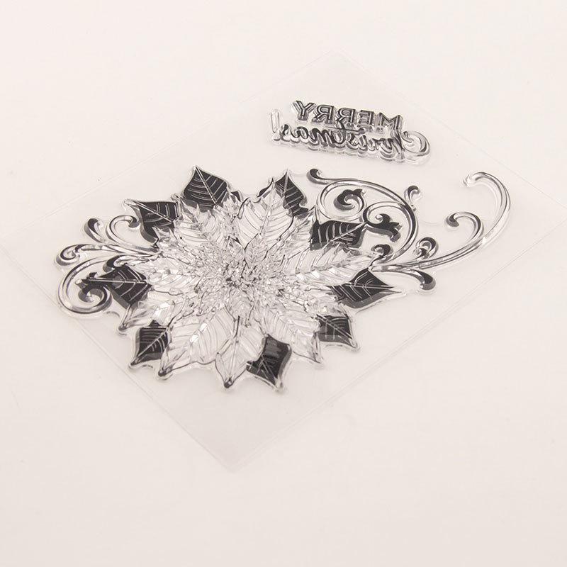 Transparente transparente Silikon-Stempel mit Blätterzweig, für Siegel, DIY, Scrapbooking, Fotoalbum, Dekor, Kunst, Gartenpflanze