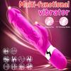 3 in 1 Rabbit Thrusting Vibrator G-Punkt Klitoris Stimulation Dildo Sexspielzeug für Erwachsene 18