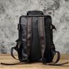 NZPJ Leather Men's Backpack  First Layer Cowhide Leisure Business Travel Backpack Large Capacity Computer Bag Women's Schoolbag