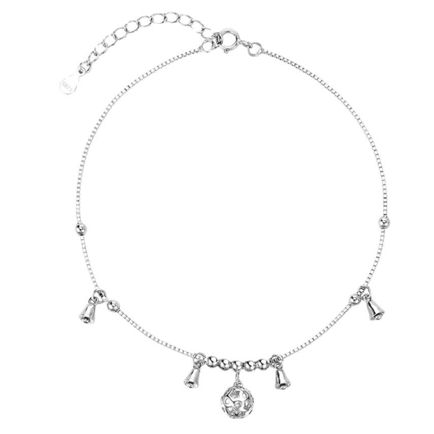Bell Ball Anklet Female Niche Design Palace Bell Foot Chain Jewelry Accessories for Women