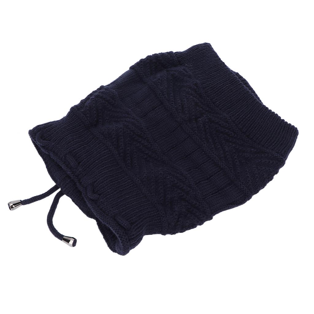 USB Charging Beanie Hat Knitted Dual‑Purpose Warm Heated Hat Circle Loop Scarf for Women