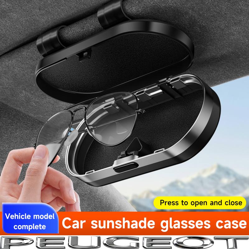 Car Sun Visor Organizer Glasses Ticket Card Box Styling Accessories For VW GTI Polo Passat Golf Tiguan Jetta Beetle CC TireValve zw8