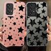 Soft Shell Case for Samsung Galaxy A26 A36 A55 A51 A56 A71 A35 A72 A73 A52 A53 A54 Five Pointed Star