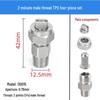 Stainless Steel Modular Cooling & Dehumidifying Nozzle Set (3-4 Pieces) with TPU Quick Release & Filter