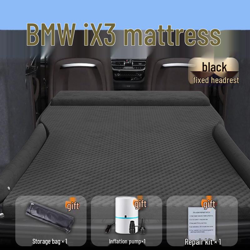 Aufblasbare Auto-Matratze für den Rücksitz des BMW iX3 - Schlafmatte für Kofferraum & Rücksitz