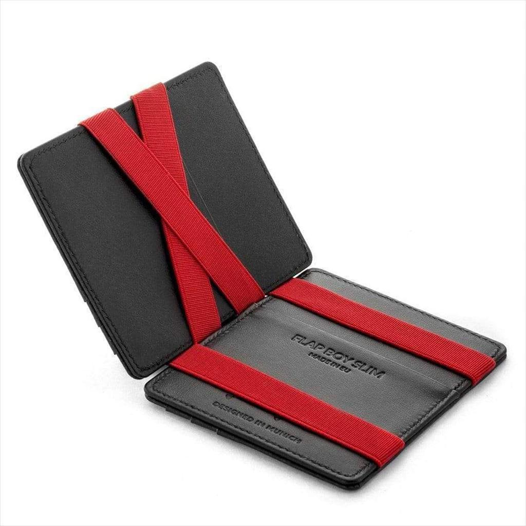 FLAP BOY SLIM Compact Wallet sales rights in Japan [Jaimie Jacobs] [Regular Import] (Exclusive (Black & Red)