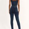 Women's Denim Style High Waist Yoga Leggings