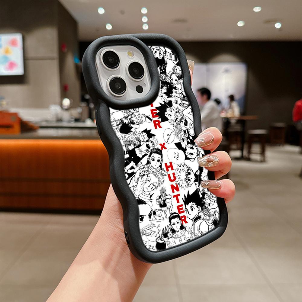 Ae82 Hunter X Hunter Anime Art Huse de protecție pentru telefon pentru Samsung S24 Plus S23 Ultra A14 A55 A06 Honor X9b Motorola OnePlus Big Wave TPU Husă din spate