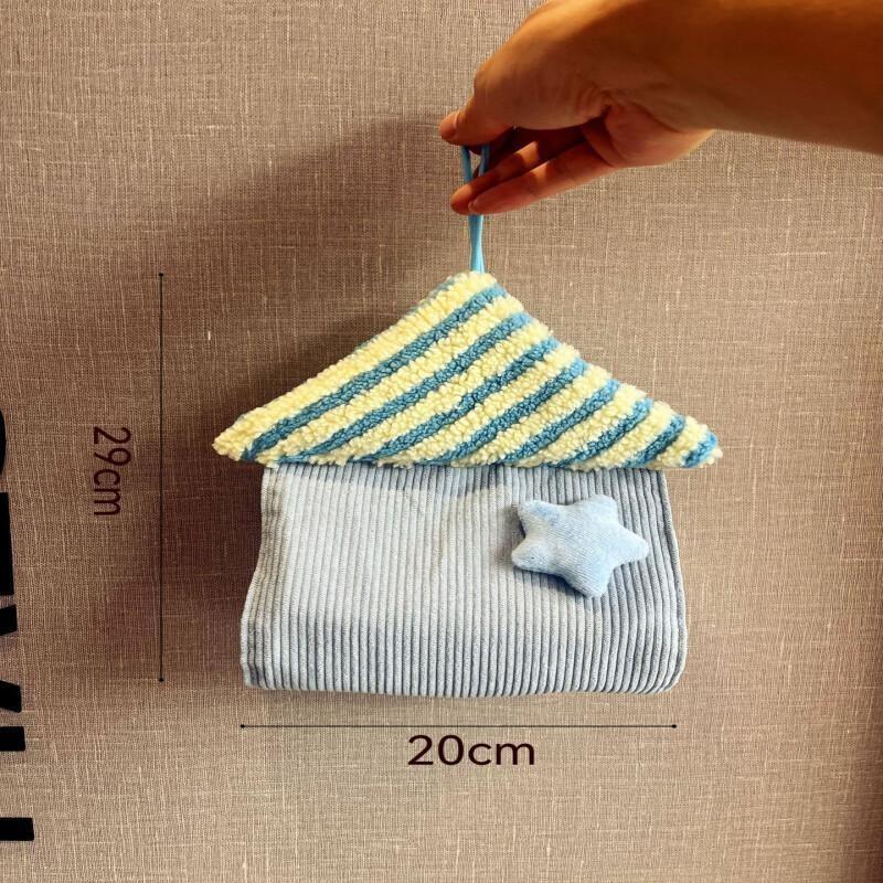 Small House Design Hanging Tissue Box - Cute Style Multipurpose for Bathroom and Kitchen