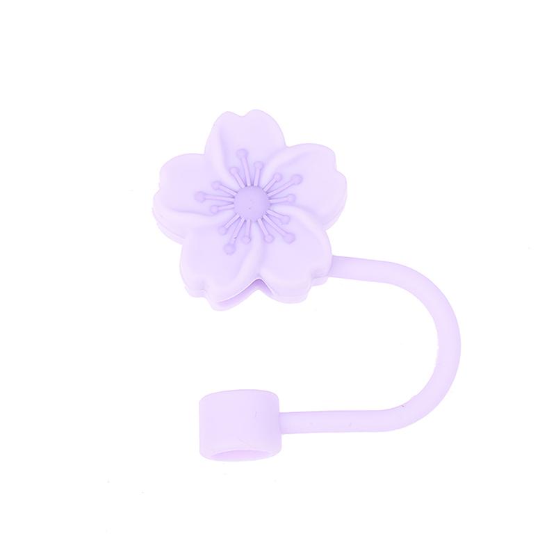 Květinové silikonové krytky na brčka pro sklenici na vodu, láhev, tvar květiny, pitné prachotěsné víčko, krytky na konce brček, příslušenství ke kelímkům pro 8mm