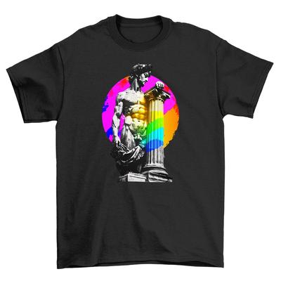 T-shirt Pride_56 Amante delle Statue - Indumento Divertente, Design Unisex, Perfetta per l'Arte A