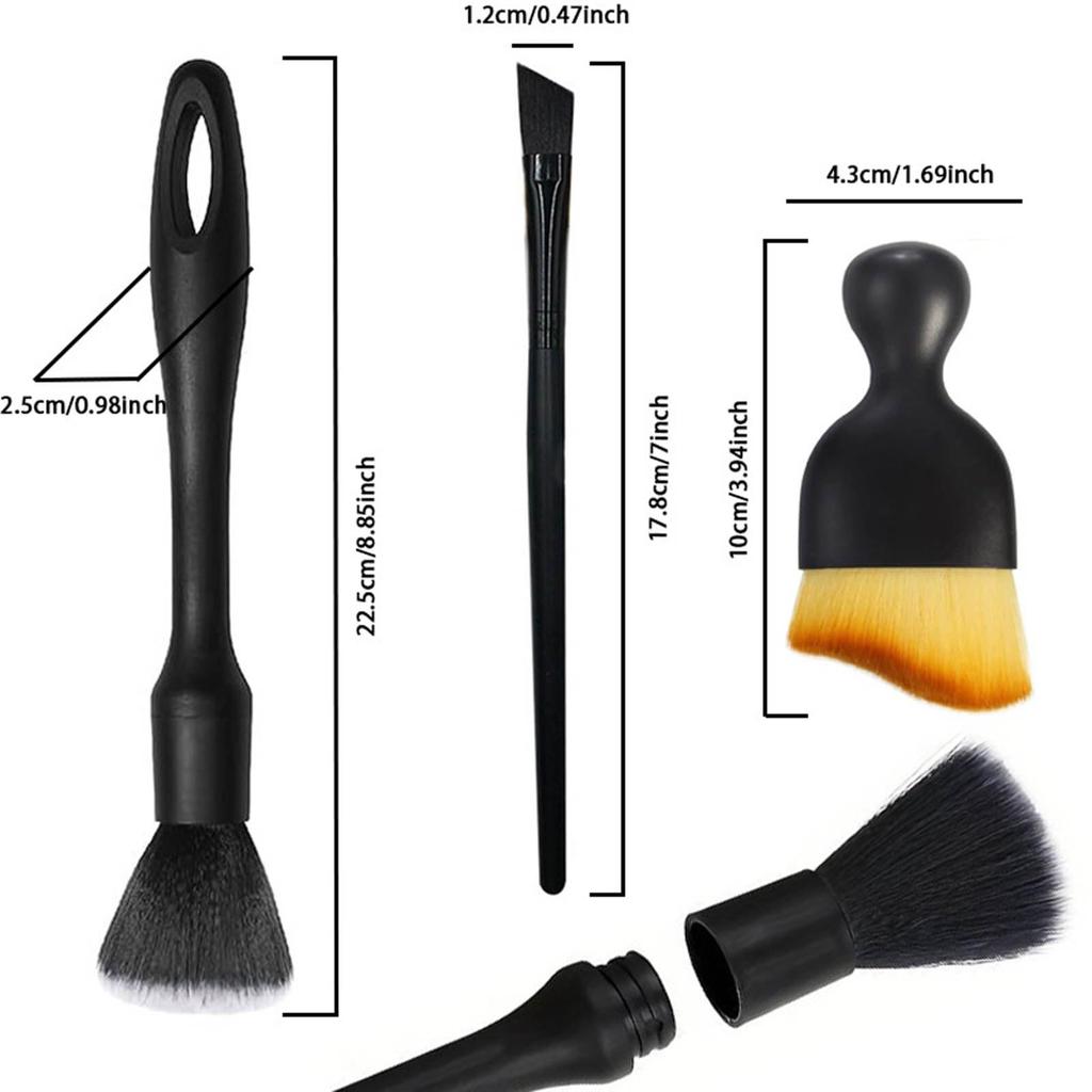 SZSL Car Wash Brush, 5 Types, 5 Piece Set, Detail