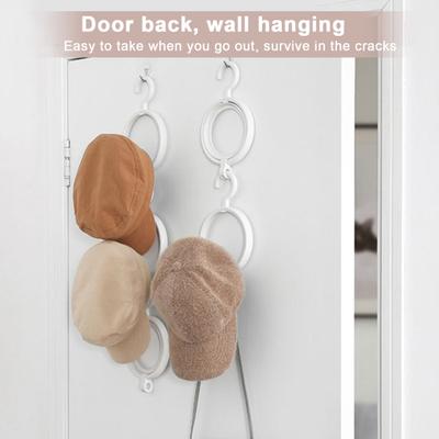 Gancio Porta Parrucca Portaoggetti Superficie Liscia Design Pieghevole Multiuso Facile da Appendere Espositore da Parete Porta Parrucca