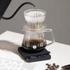 TIMEMORE Black Mirror Basic Mini Coffee Weighing Instrument with Measurement and Black Scale, High-Precision 0.1g Accuracy, 0.5g-2000g Range, Timer,