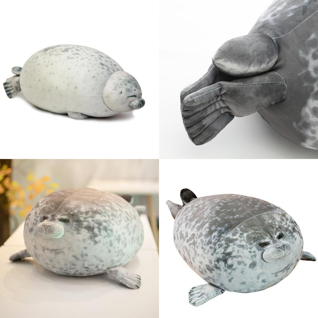 Chubby Blob Seal Plush Toy Super Soft And Huggable Ocean Animal Pillow Pet