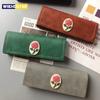 Custodia per Occhiali Vintage con Motivo Floreale Rosa Custodia per Occhiali da Sole Custodia per Occhiali Unisex in Pelle PU Anti-Pressione Borsa per Occhiali