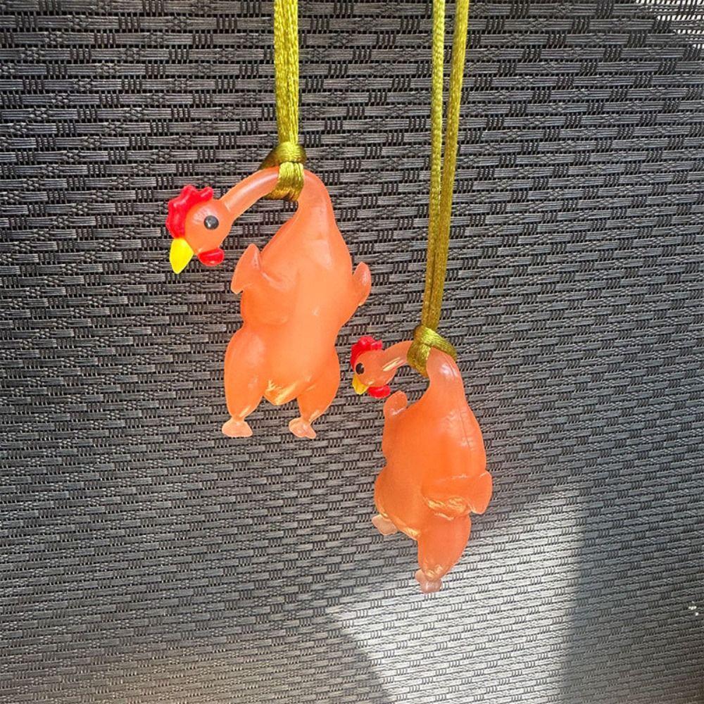 10pcs Temperature Reminder Car Hanging Pendant Uv Sensitivity Rearview Mirror Decoration  Women