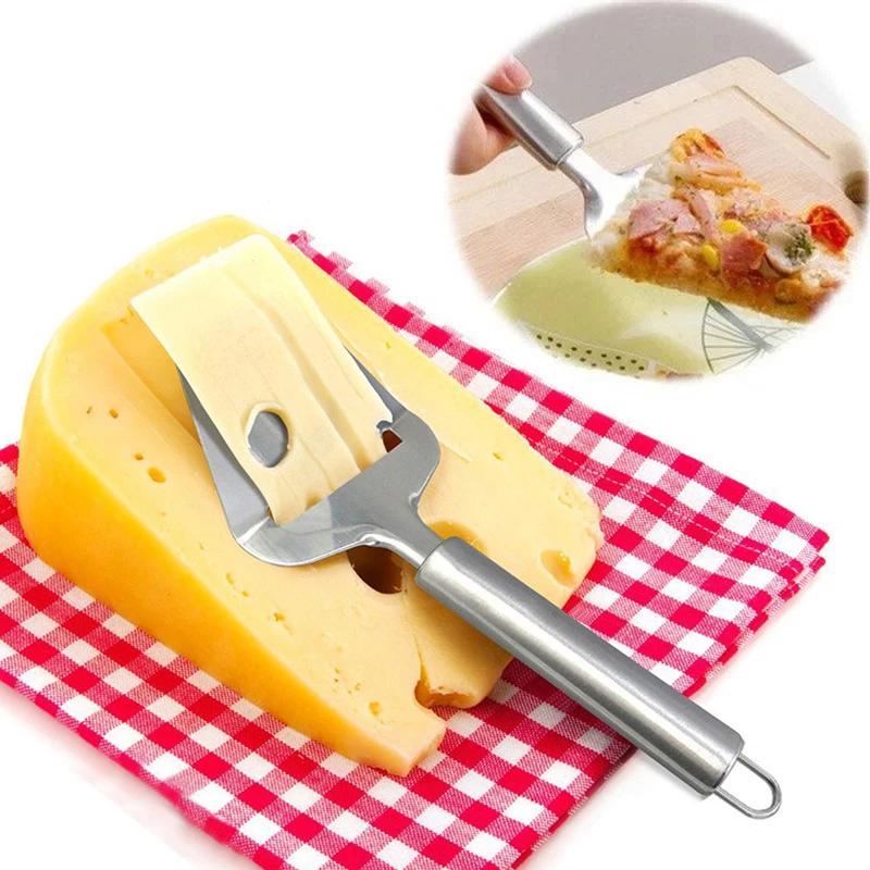 Stainless Steel Cheese Slicer Heavy Duty Plane Cheese Cutter Non-Stick Cheese Slicer Knife Server