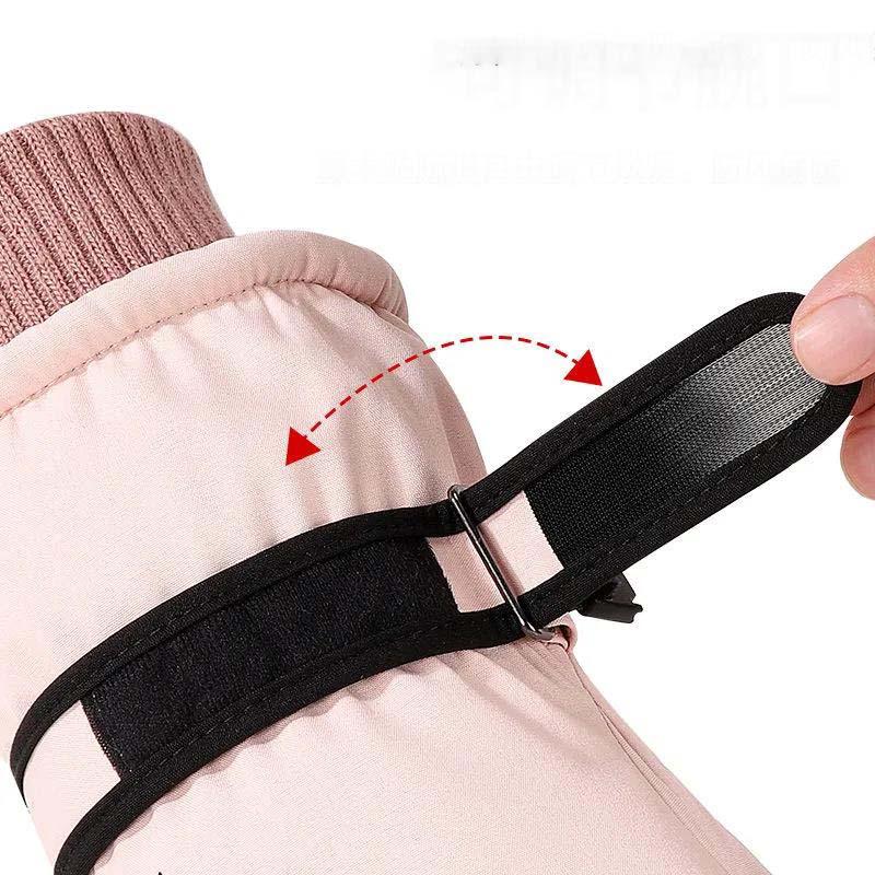 Warm Gloves Women Winter Korean Version Plus Velvet Thick Touch Screen Cycling Type Ski Gloves Men