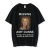 Amy Dunne Missing Poster Hip Hop Rapper Men Women T-shirt 100% Cotton