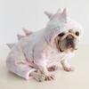 Petstyle French Bulldog Soft Dinosaur Fleece Pajamas Pet Clothes English Pug Corgi