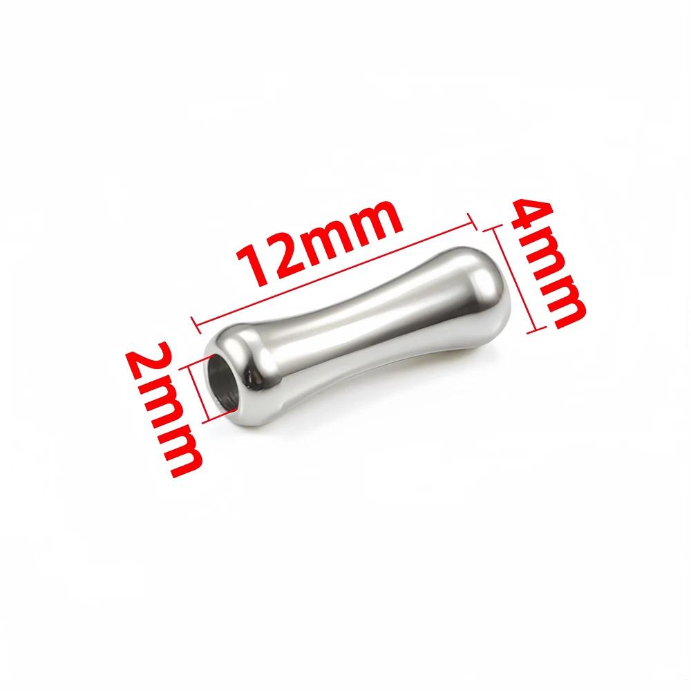 5/10pcs Stainless Steel Spacer Beads Cylindrical Bamboo Joint Loose Bead for DIY Necklace Bracelets Jewelry Making Accessories