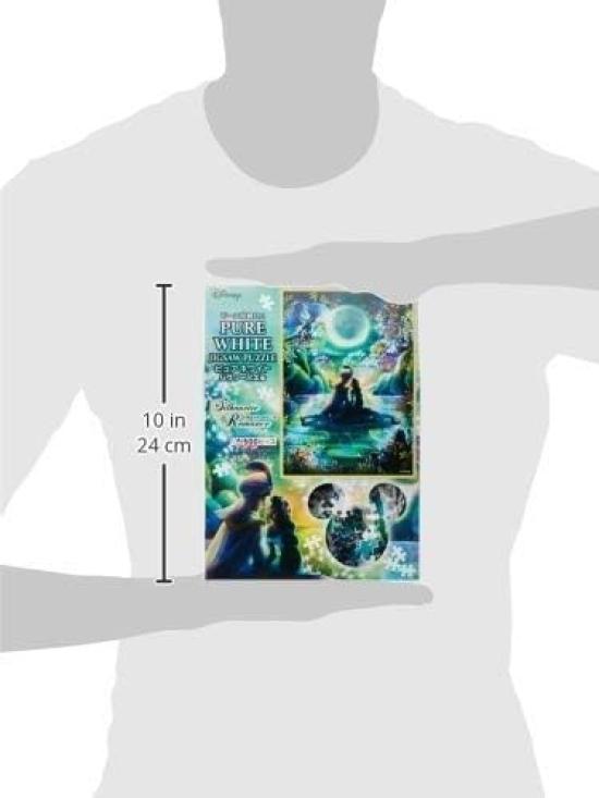 Tenyo in Pure White Gyutto Series Jigsaw Puzzle Disney A Heartwarming Story with Service Card (Tenyo) [Made Japan] 500-Piece Aladdin (25x36cm)