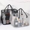 Breathable Mesh Shower Bag Quick Drying Makeup Tote Handbag Multi-functional Cosmetic Bag  Swimming