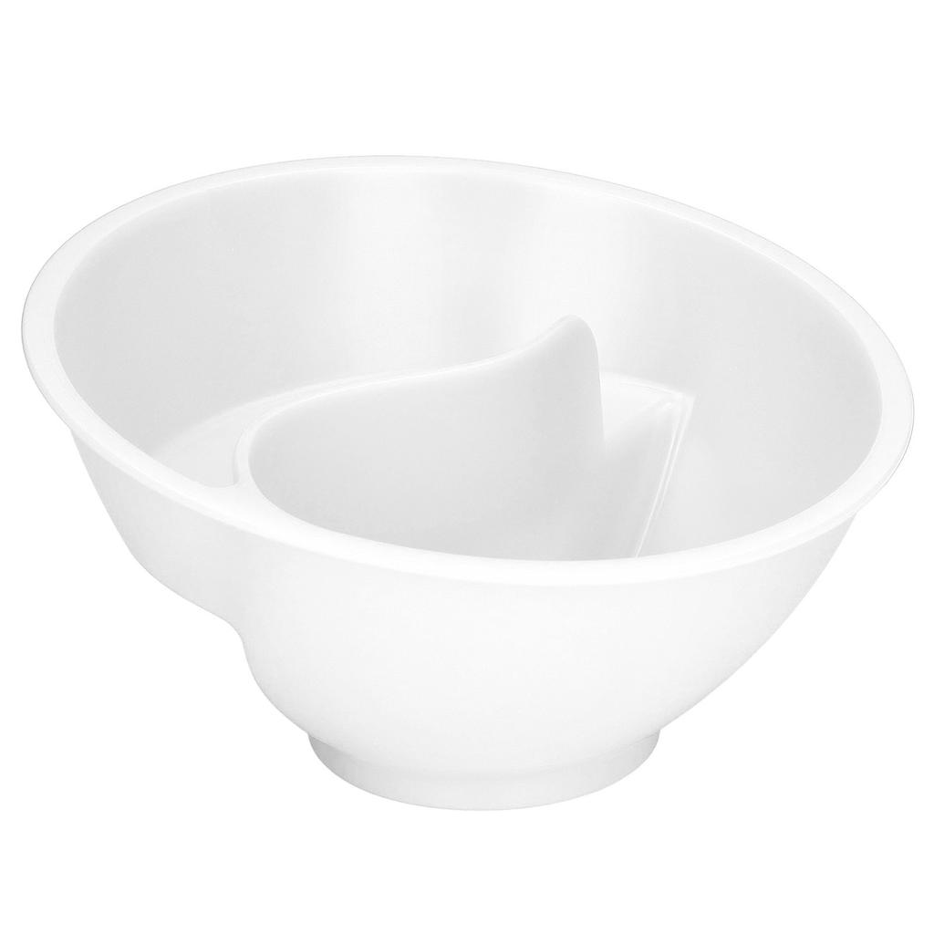 Cereal Divided Bowl Multipurpose BPA Free Stackable Separated Snack Bowl for Ice Cream Yogurt