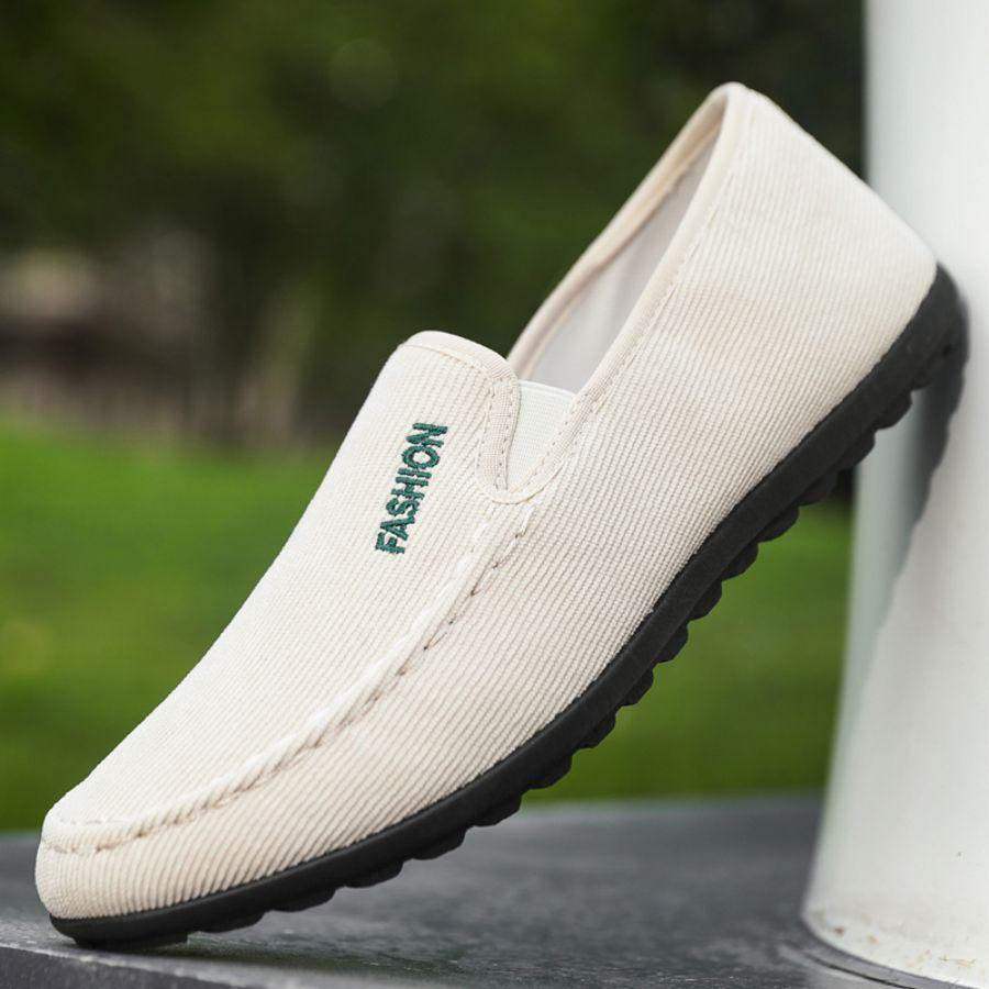 

Летние низкие мужские мокасины Doudou с толстой подошвой и одной педалью, одинарные туфли с круглым носком, летние мужские туфли высокого класса 45