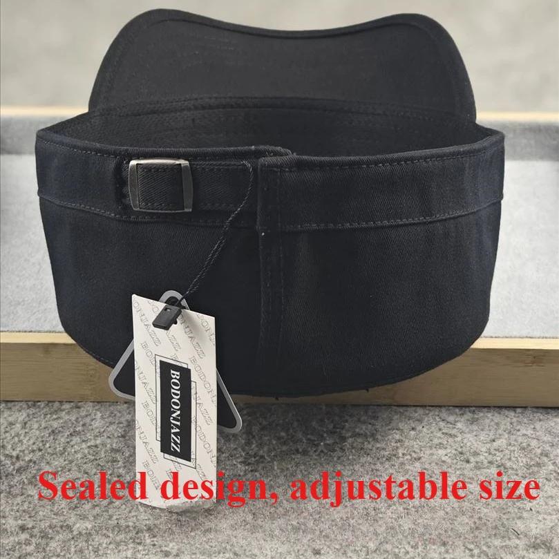Sombrero de Copa Plano Cerrado por Detrás de Gran Tamaño 64 cm para Hombre Gorra Militar Ajustable Casual con Forro a Cuadros Gorras de Béisbol de Algodón Puro para Viaje