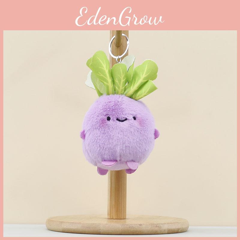 Cabbage Plush Creative Keychain Adorable Kohlrabi Doll Bag Charm Accessory Purse