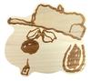 Nagano Factory Snoopy Cutting Board Olaf SN1680OL W270 X H15 X D200mm