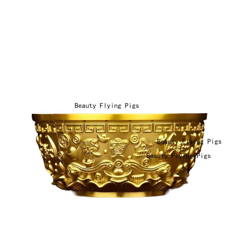 1pc Metal Incense Burner Chinese Sacrificial Incense Burner Buddha Hall Incense Burner Home Decoration Feng Shui Accessories