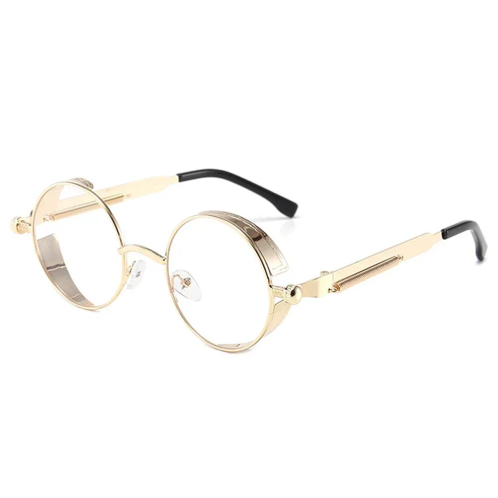 Clip On Sunglasses Men Steampunk Brand Design Women Fashion Glasses Vintage Retro Fashion Sunglasses  Uv400