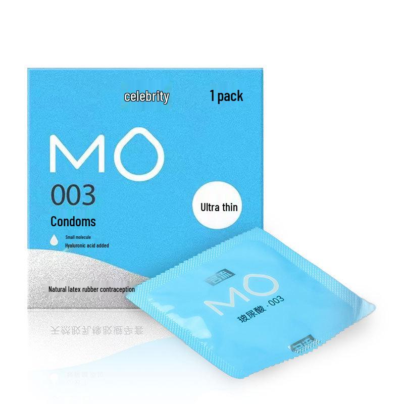 Ultra Thin Ribbed & Lubricated Condoms with Hyaluronic Acid - 10 Pack Adult Sex Toy