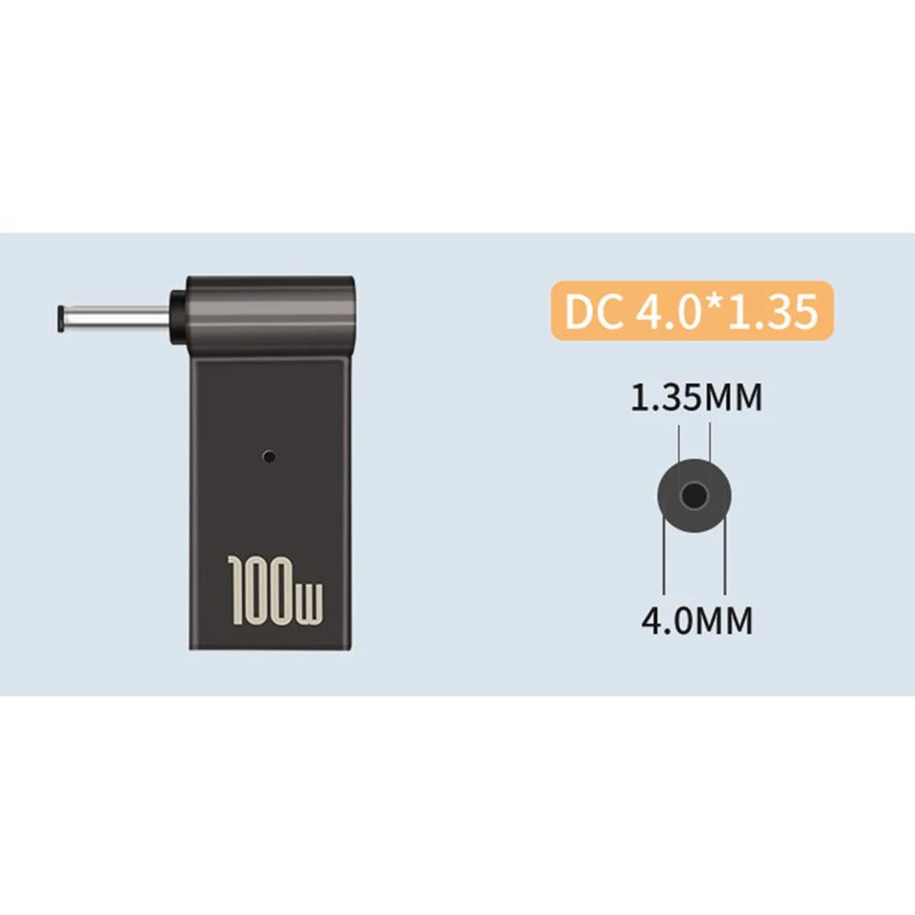 PD 100W Laptop Power Charger Supply Adapter USB Type-C Female To DC Male Jack Plug Converter for ASUS 19V 20V HP 19.5V Dell