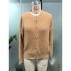 Women Solid Color Button Front Cardigan Long Sleeve Knit Sweater