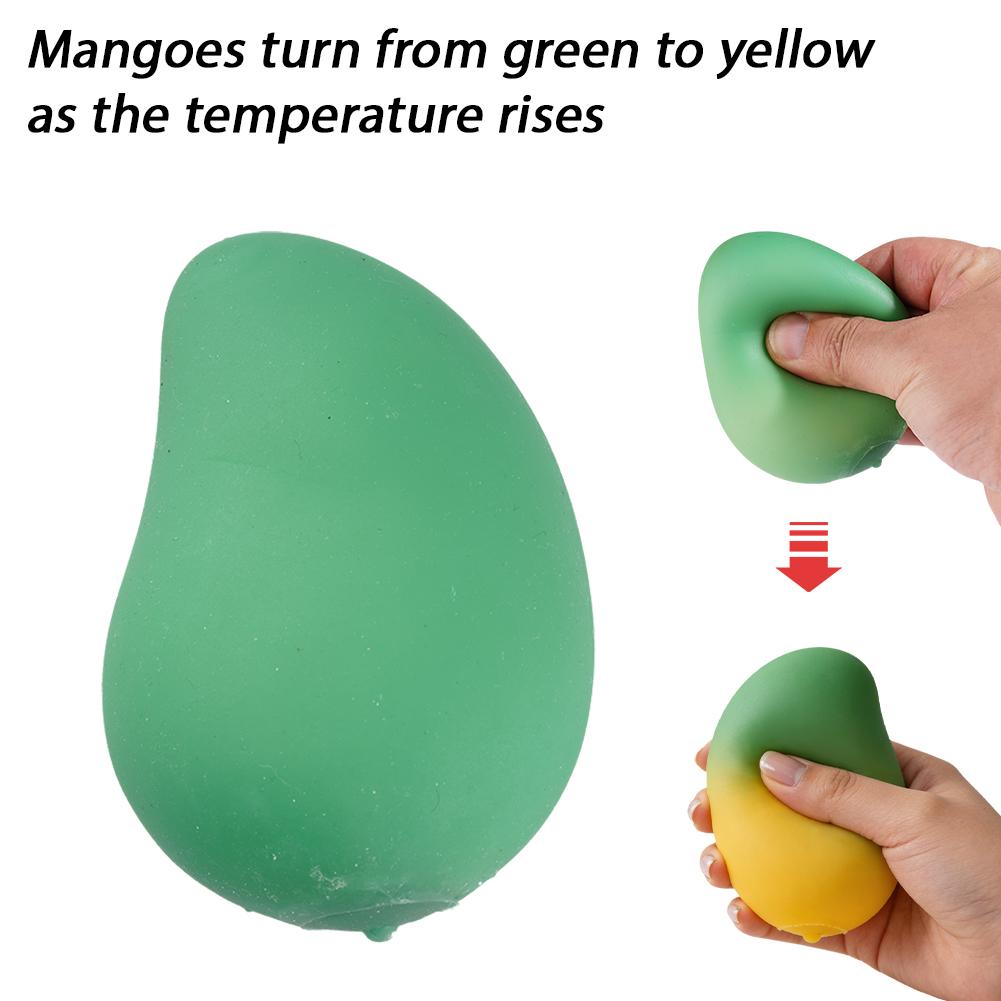 Peanut Stress Ball Crunchy Squeeze Ball Squishy Toy Buttery-Soft Feel Fidget Strawberry And Mango Squeeze Toy Asmr Sensory