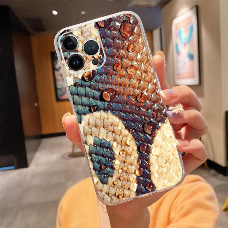 Phone Case For Iphone 17 Air 17 Pro Max 16 15 14 13 Pro Max 15 16 Pro 15Plus Snake