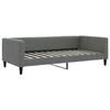 VidaXL Daybed with Mattress Dark Grey 100x200 Cm Fabric 3196566