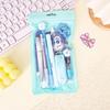 1Set Cartoon School Stationery Set Pens Stick Note Student Tools Gift Kit Eraser Large Capacity Learning Gift Box