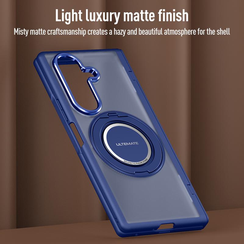 Matný matný kryt pro Samsung Galaxy Z Fold8 Ultra/Fold 8 Ultra/360° otočný magnetický držák Řemínek na ruku S krytem na skleněnou obrazovku