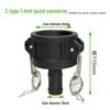 IBC Barrel C-Type Quick Connector Valve - 1", 1.5", & 2" Sizes Available
