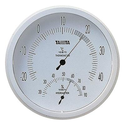 Temperature and WH Thermo-Hygrometer, Humidity, Analog, Wall-Mounted, White, TT-492