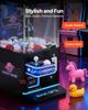 Claw Crane Machine, Medium-Sized Arcade Game Machine with Claw + Grabber Double-Layer, Light & Sound, Toy Candy Grabber Prize Dispenser Vending Toy,