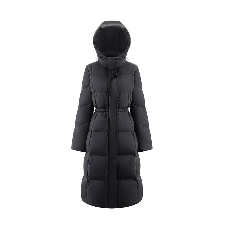 Aolaiyi Women's Long Hooded Puffer Down Jacket