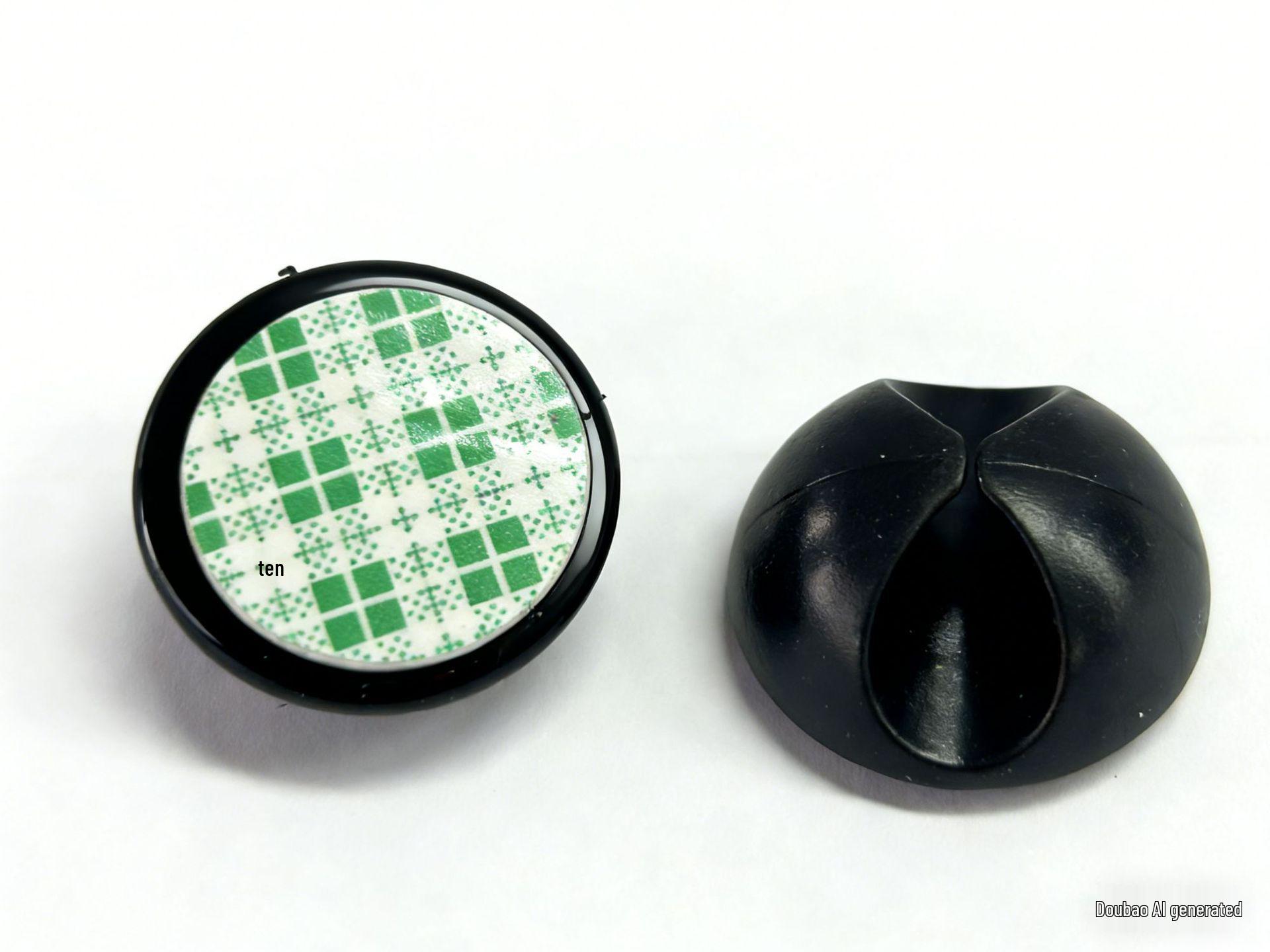 Self-Adhesive Double-Hole Cable Organizer Clip