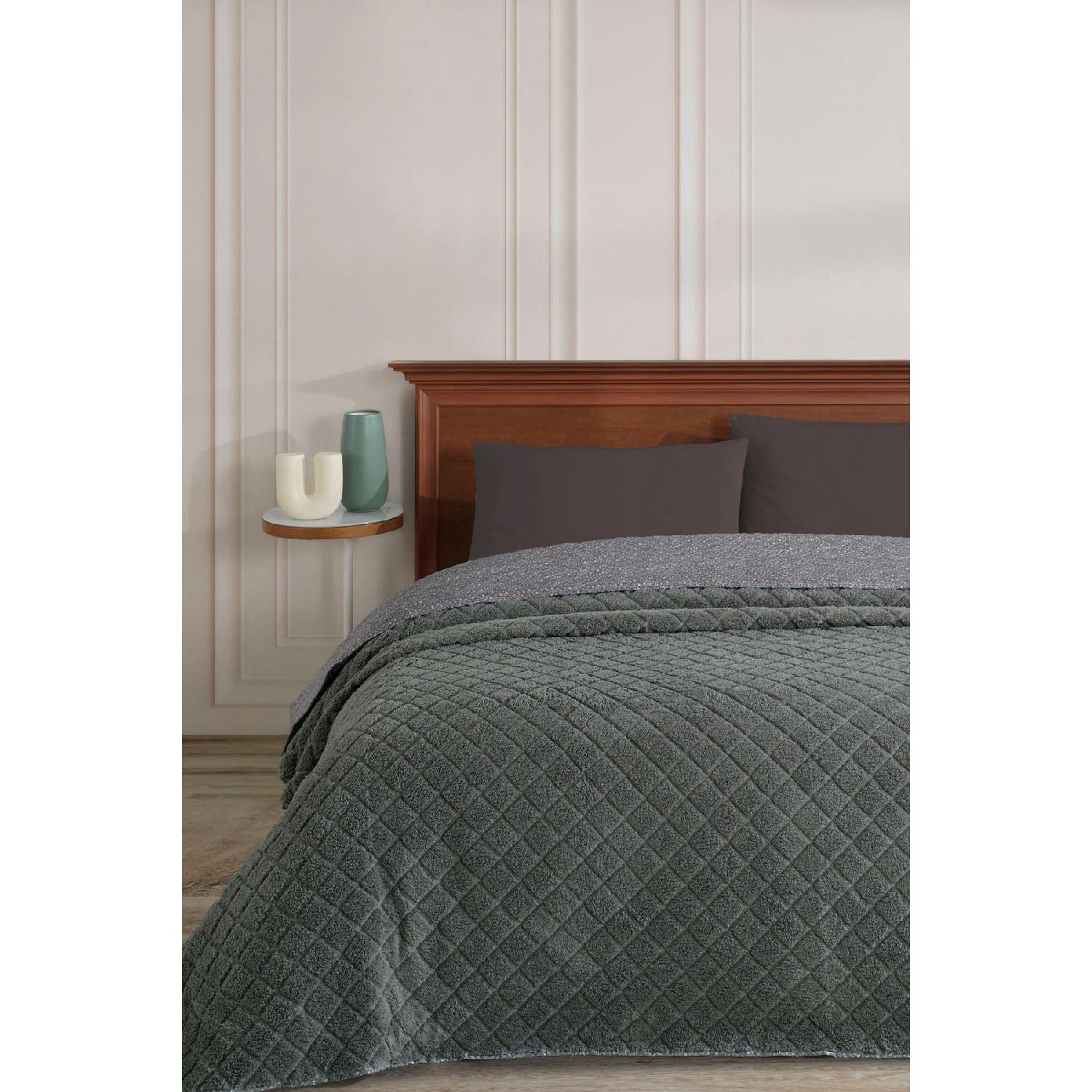 

Bedspread 3 Piece Double Elena Anthracite