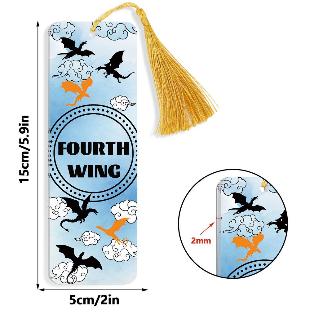 Akrylowa zakładka do książek Smok Czteroskrzydły: Kreatywna i spersonalizowana dekoracja prezentu